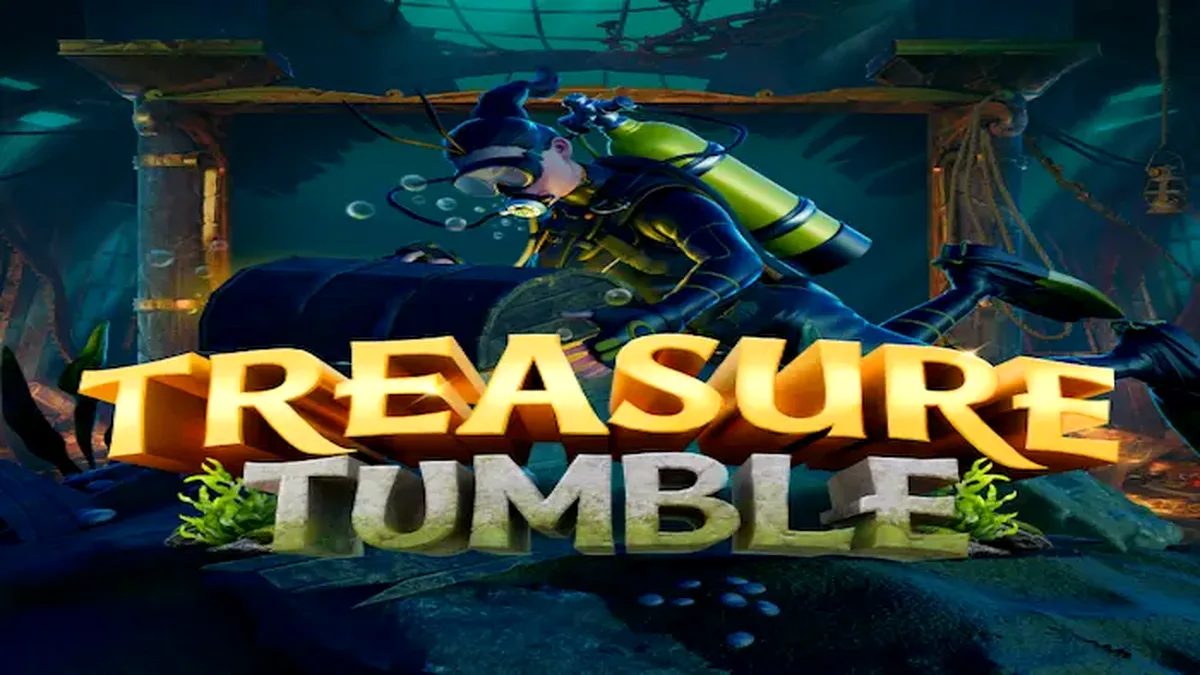 Isang manlalaro na nag-e-explore sa ilalim ng dagat sa Treasure Tumble slot